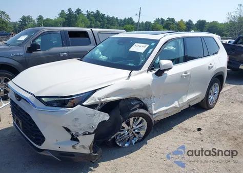 2024 Toyota Grand Highlander Platinum from USA, damaged, VIN 5TDAAAB50RS019075